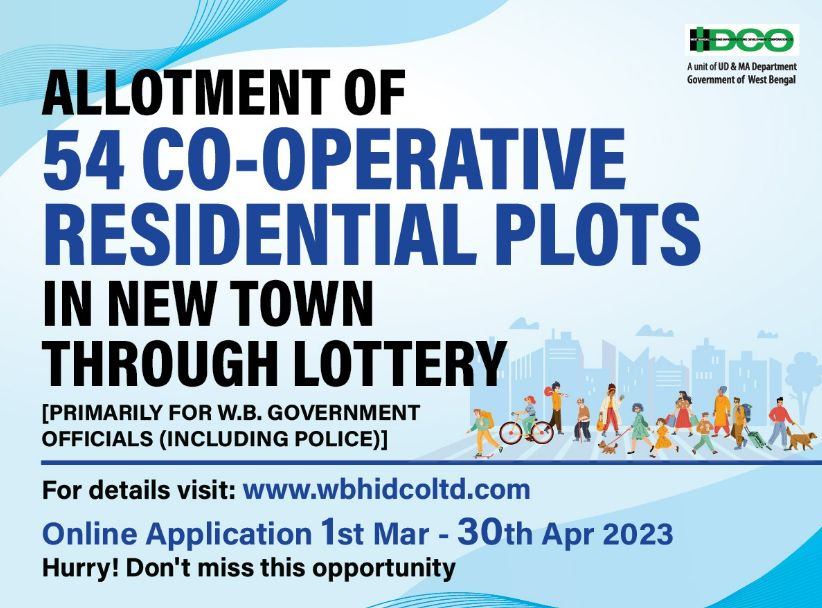 HIDCO to Hold Lottery for 54 Residential Plots in Kolkata